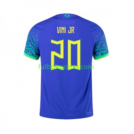 Camiseta Brasil Vinicius Junior 20 Segunda Equipación Copa Mundo 2022